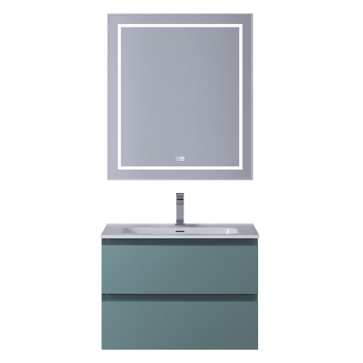 BelBagno Тумба с раковиной Kraft 39-70 подвесная Голубой матовый с раковиной BB700/390ETL – картинка-13